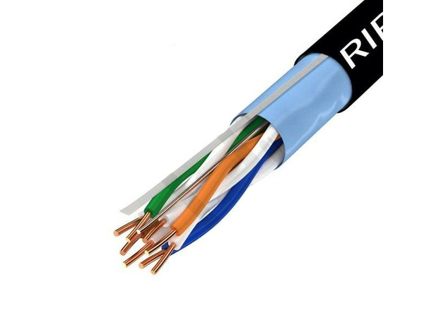 Кабель RIPO FTP 4 PR 24AWG CAT5E Cu outdoor (0,46) 305 м