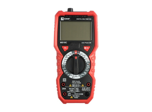 Мультиметр цифровой MS18C EKF Expert In-180701-pm18С