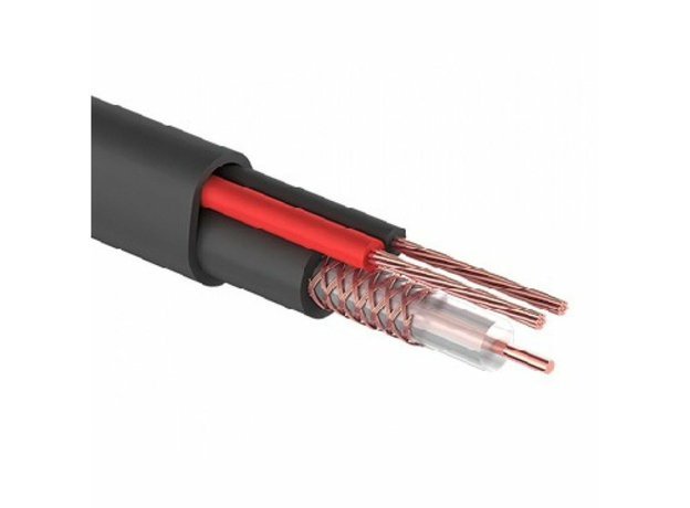 Кабель для видеонаблюдения PLEXUS КВК-П 2х0.5мм LV