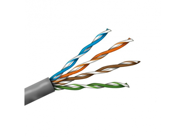 Кабель DIVISAT UTP 4PR 24AWG Cu CAT 5e, PVC (0.52) 305м