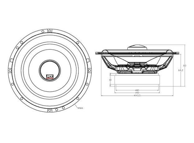 Колонки MTX TX665C