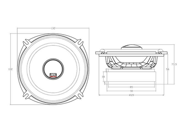Колонки MTX TX650C Колонки MTX TX650C
