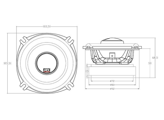 Колонки MTX TX640C