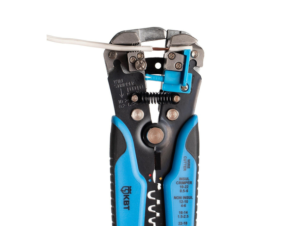 Инструмент для снятия изоляции (0.05-10 мм) и обжима наконечников (0.5-6 мм) WS-04А КВТ 61668
