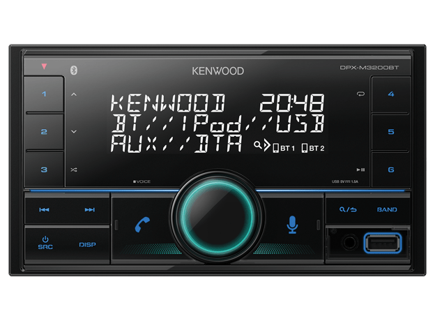 2DIN USB-магнитола Kenwood DPX-M3200BT