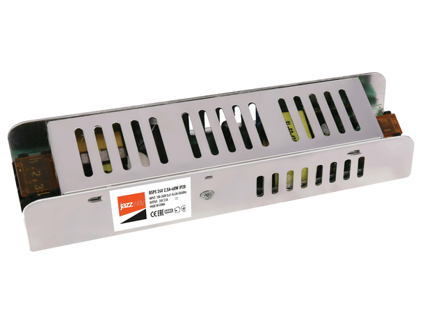 Драйвер BSPS 24V 2,5A=60W IP20 блок питания для светод. лент .5015500 Jazzway