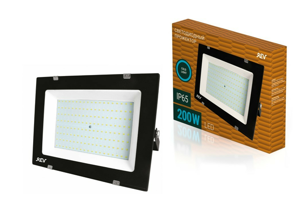 Прожектор светодиодный уличный LED 200 Вт СДО-200 Ultra Slim Profi 6500К 17000Лм IP65 32307 5 TM REV
