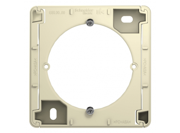 Коробка наружного монтажа GLOSSA бежевый GSL000200 Schneider Electric