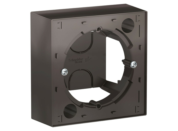 Коробка для наружного монтажа Atlasdesign мокко ATN000600 Schneider Electric Коробка для наружного монтажа Atlasdesign мокко ATN000600 Schneider Electric