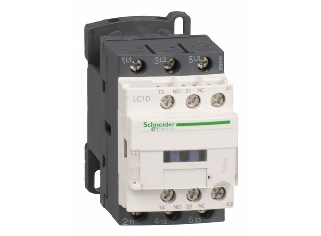 Контактор трехполюсный 3п 9А 220VAC 50/60 НО+НЗ LC1D09M7 Schneider Electric