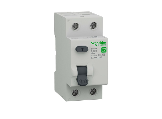 Выключатель дифференциального тока ВДТ селективный EASY9 (УЗО) 2п двухполюсный 40А 300мА AC-S 230В EZ9R67240 Schneider Electric Выключатель дифференциального тока ВДТ селективный EASY9 (УЗО) 2п двухполюсный 40А 300мА AC-S 230В EZ9R67240 Schneider Electric