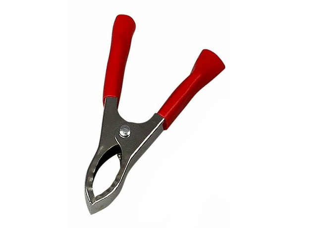 Зажим "Крокодил" 30А 75мм FD-1715 Rexant (красный) Зажим "Крокодил" 30А 75мм FD-1715 Rexant (красный)