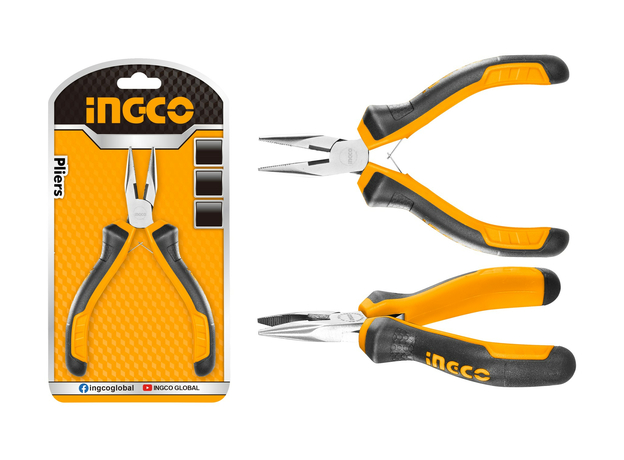 Длинногубцы мини 115 мм INGCO HMLNP08115