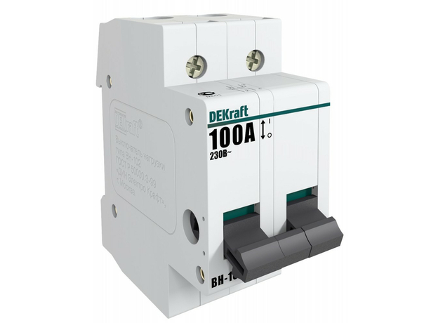 Выключатель нагрузки 2п 20А ВН-102 17005DEK DEKraft SE