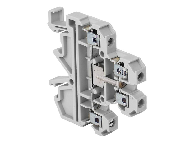 Колодка клеммная двойная JXB-4/35 тип L серая PROxima plc-jxb-2-4/35L-gy EKF