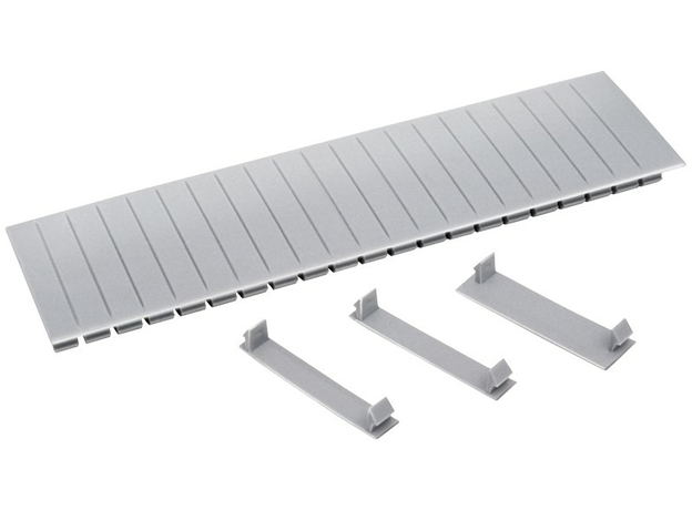 IEK Заглушка 12 модулей серая пластиковая (YZM10-12)