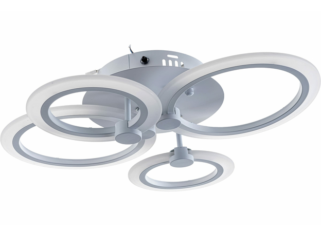 Люстра светодиодная потолочная CHL-52018/86W ROLO диммируемая с пультом дистанционного управления, 86Вт 52018 4 REV Ritter 2700/4200/6400 К