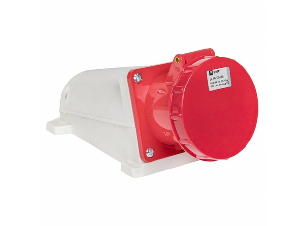 Розетка кабельная силовая стационарная наружная 145 3Р+РЕ+N 125А 380В IP67 (ps-145-125-380) EKF