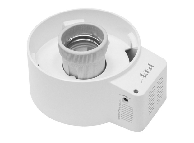 Светильник СА-18 серии "Селена" с оптико-акустическим датчиком БЕЗ ПЛАФОНА для ЛОН/КЛЛ/LED 60Вт/18Вт/18Вт "Актей"