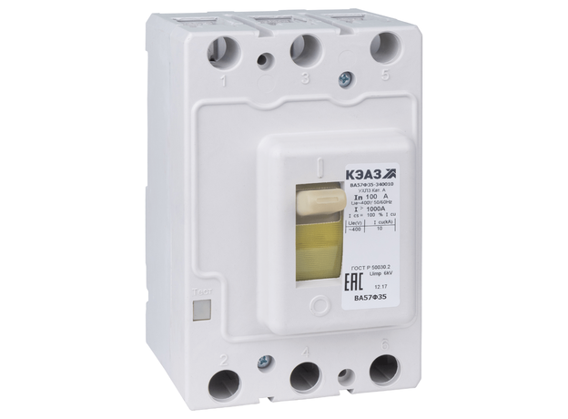 Выключатель автоматический 100А ВА57Ф35 340010 380В РЭ 1000А КЭАЗ