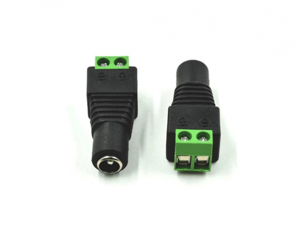 Гнездо (мама) питания 2.1х5.5 с клеммной колодкой под винт RIPO