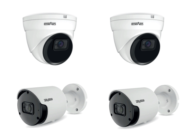 Комплект антивандального видеонаблюдения SatVision SVI-S123/SVI-D223A (для подъездов домов и придомовых территорий)