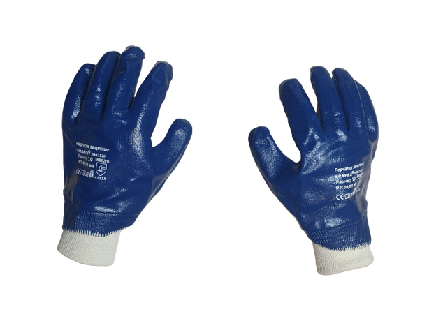 Перчатки с полным нитриловым обливом SCAFFA NBR1530 размер 11; манжет трикотажный