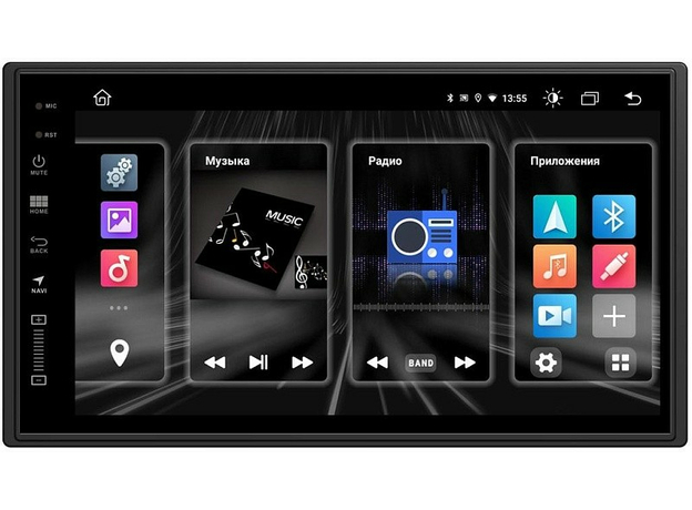 2DIN USB-магнитола Incar DTA2-7708 на Android 10 с навигацией