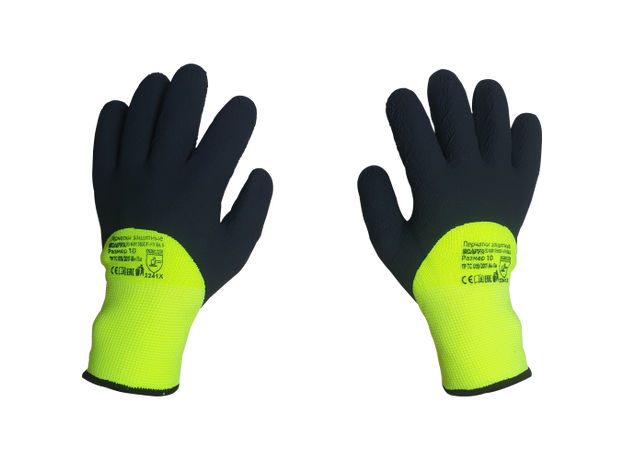 Перчатки зимние утепленные SCAFFA NM1355DF-HY/BLK-9 размер 9 (облив 3/4)