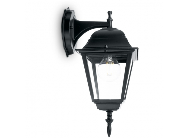 Светильник НБУ-60w вниз Е27 IP44 черный (4102 чер.) FERON