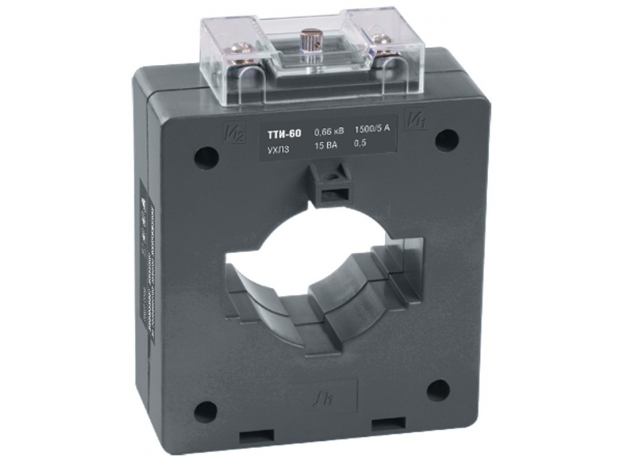 Трансформатор тока ТТИ-60 600/5А 10ВА без шины класс точности 0.5 IEK ITT40-2-10-0600