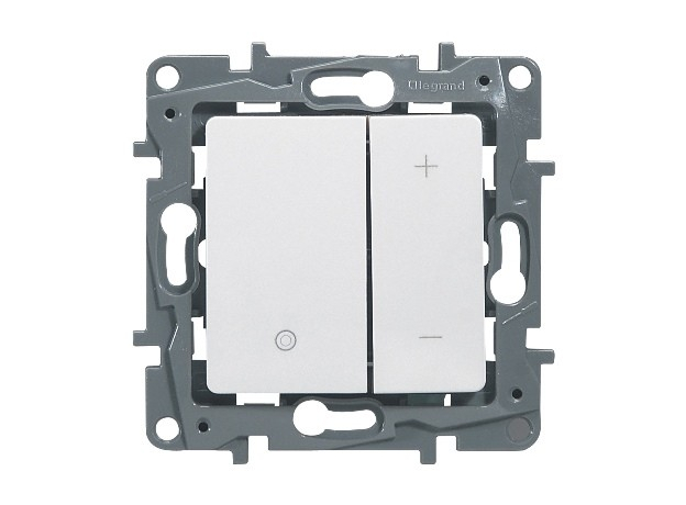 Legrand ETIKA Диммер нажимной 400Вт белый