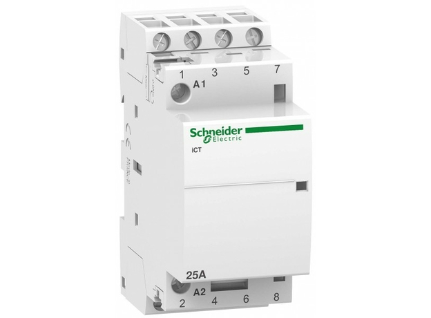 Контактор модульный iCT 25A 4НО катушка управления 220/240В АС Schneider Electric A9C20834