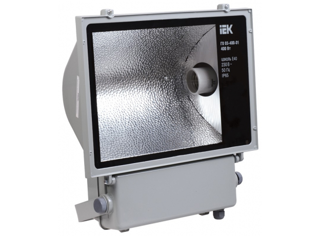 Прожектор ГО 03-400-01 400Вт E40 симметричный серый IP65 IEK LPHO03-400-01-K03