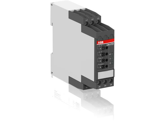 ABB Реле контроля CM-PVS.41S без контроля нуля Umin/Umax=3x300-380В/420-500BAC обрыв чередование 1SVR730794R3300