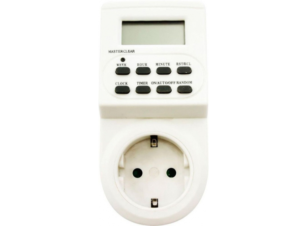Розетка с таймером (недельная) электронная IP20 16А 3500W ТМ22 (ТМ22) FERON