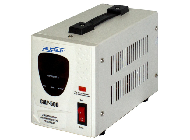 Стабилизатор напряжения RUCELF релейный однофазный 0.5кВА (серия СТАР)