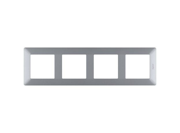 Legrand Valena LIFE Рамка 4 поста алюминий универсальная