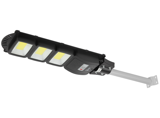 Консольный светильник на солн. бат.,COB,с кронштейном,40W,с датч.движ., ПДУ,750lm, 5000К, IP66 ЭРА