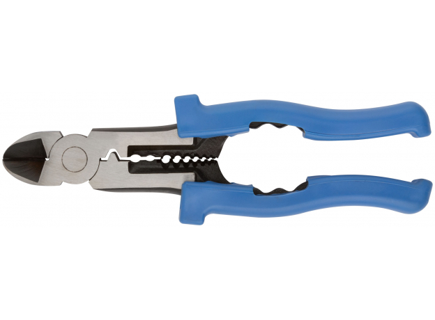 Бокорезы многофункциональные (снятие изоляции, пресс-клещи) 200мм FIT 51010