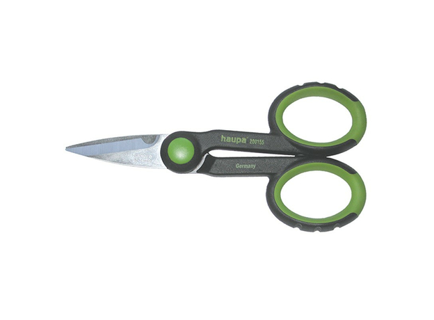 Двухкомпонентные ножницы с мягкими ушками 140 мм Haupa 200155