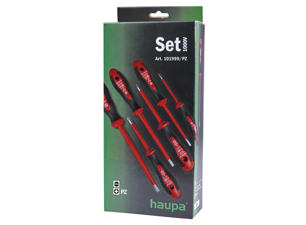 Набор двухкомпонентных отверток VDE РZ 6шт Haupa 101999/PZ