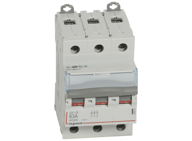 Legrand Выключатель-разъединитель трехполюсный 63А DX3