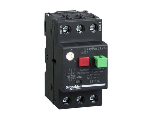 Выключатель автоматический для защиты электродвигателей 6-10A Schneider Electric GZ1E14