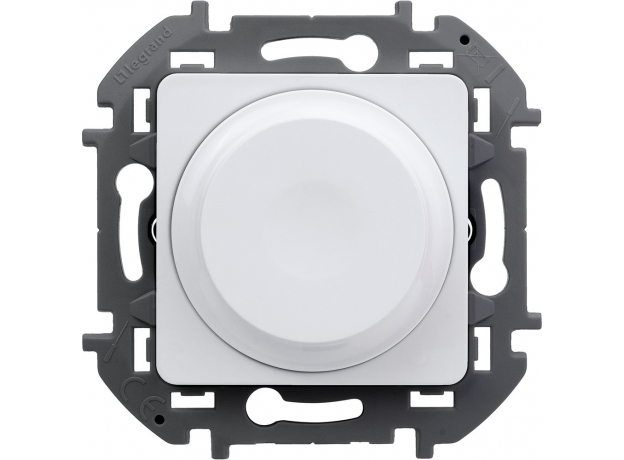 Legrand Светорегулятор поворотный без нейтрали 300Вт INSPIRIA белый