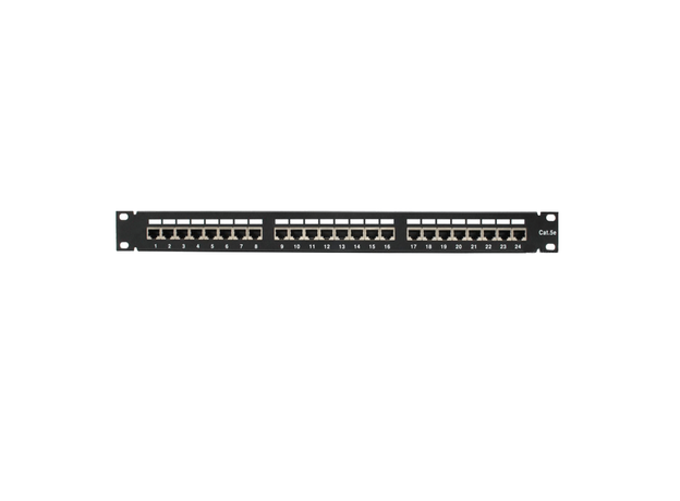 Патч-панель 19', 24хRJ-45, FTP, Cat.5e, 1U SUPRLAN 10-0402