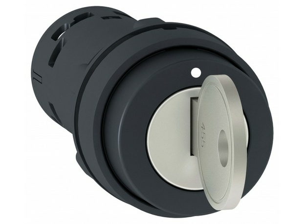 Переключатель 22мм с ключом 2 позиции 1НО Schneider Electric XB7NG21