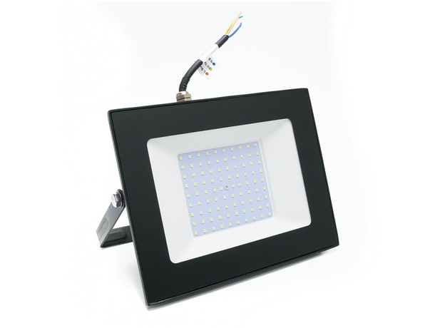 Прожектор светодиодный ДО-100w 6400К 9500Лм IP65 черный (LL-922) FERON