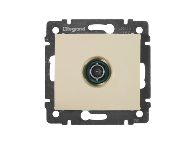 Legrand VALENA Розетка телевизионная TV оконечная 10дБ в рамку слоновая кость