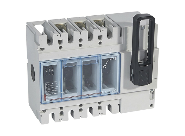 Legrand Выключатель-разъединитель DPX-IS 630 без дистанционного отключения 400А 3П рукоятка спереди (26660)